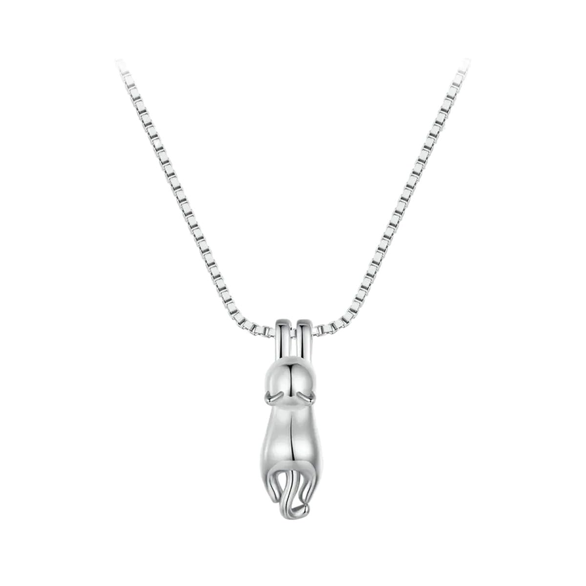 Collier animal mignon chat en argent, votre accessoire tendance au quotidien - 2