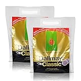 2x Dallmayr Kaffeepads Megabeutel Classic, 100 Pads, kräftig und würzig einzeln verpackt