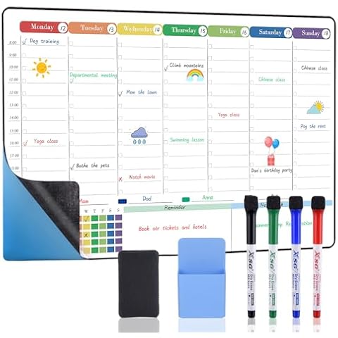 POPRUN A3 Self-Adhesive Weekly Planner Cover