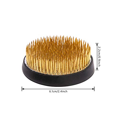 Groupcow Flower Frog Round Holder For Arrangements 2.4" Inch #TOP1