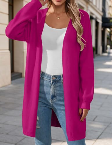 Image of Libsorge Womens Valentine Heart Cardigan Sweater 2026 Valentines Day Trendy Cute Oversized Long Sleeve Cardigans