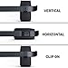 PiTau Cell Phone Holster for iPhone 11 Pro, Rugged Nylon iPhone 10 Belt Case with Belt Clip Carrying Hiking Pouch Belt Holster Cover Fits Apple iPhone 11 Pro/X/ 10/ XS/ 10s with Other Case on- Black