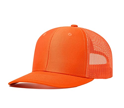 Image of Quanhaigou Trucker Hat - Mesh Snap Back - Unisex Adjustable Baseball Cap - Outdoor Hats for Men Women