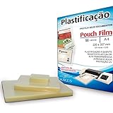 Plástico para Plastificação Pouch Film, Mares 53210, Multicor, A4, Pacote de 50