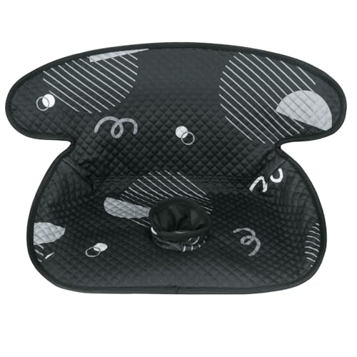 Image of INFANZIA Dry Seat, Car Seat Protector Waterproof Carseat Liner Potty Training Toddlers, Baby and Infants, Piddle Pad for Carseats Strollers (Geometric Black, 1 Pack