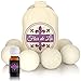 Palline Per Asciugatrice Con Olio Essenziale Lavanda,Perfetto Profumo Naturale Per Il Tuo Bucato, Pallina Di Lana, Palle Asciugatrice Riutilizzabili, Funzione Ammorbidente Profumatore Biancheria