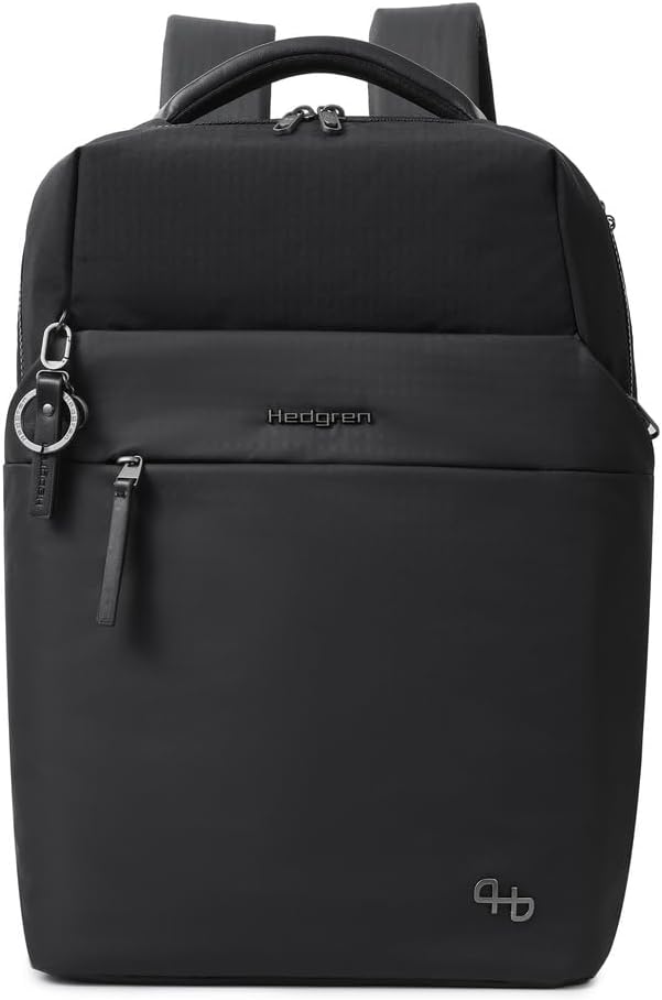 Hedgren Unisex's Shiki Backpack L 15.6" + RFID, One Size, Black, One Size