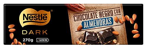 NESTLÉ DARK tableta de chocolate negro con almendras 270g