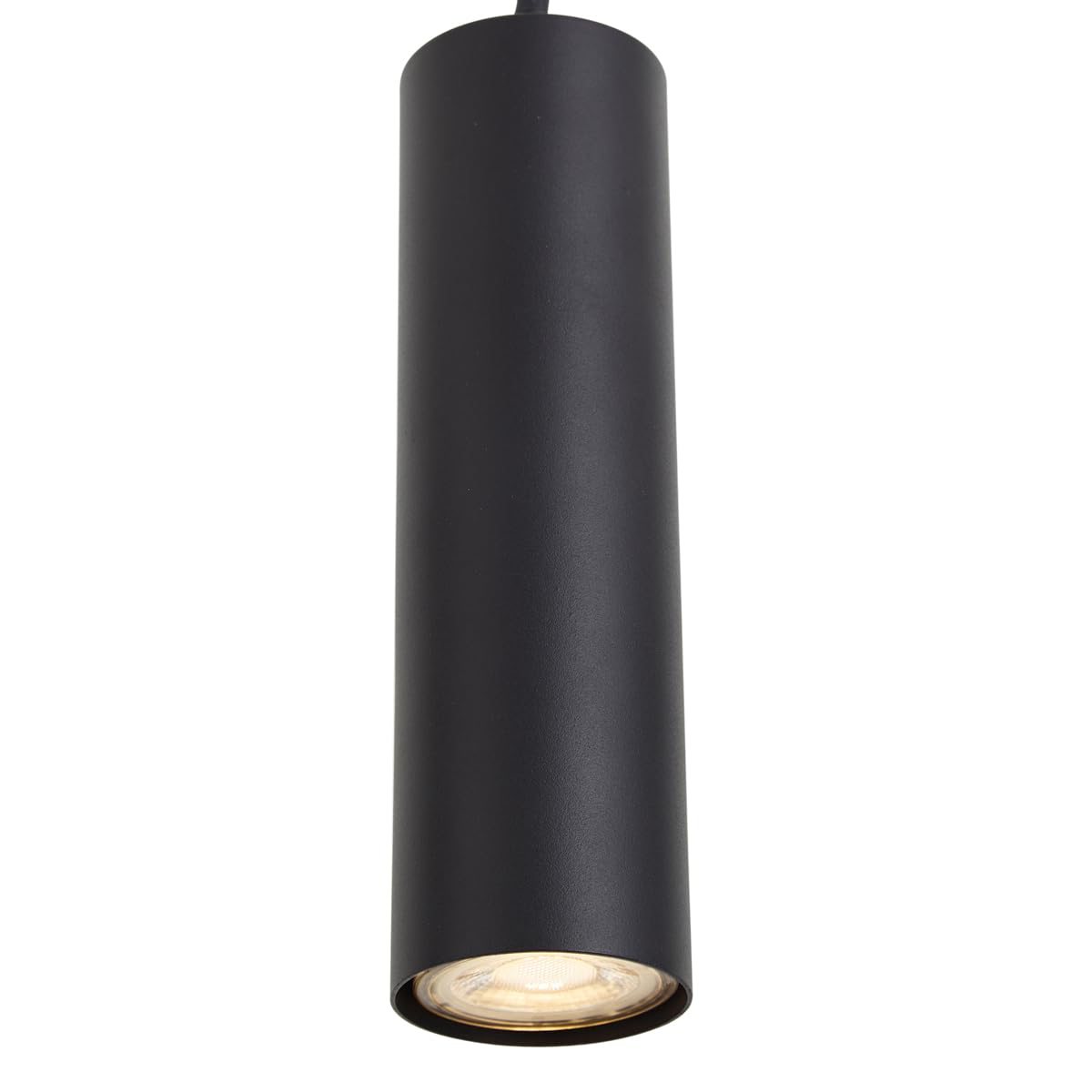 Qazqa Esstisch Modern Pendelleuchte, Pendellampe - Jeana - Schwarz, 5-flammig, 80cm, Ideal als Esszimmerlampe und Wohnzimmerlampe