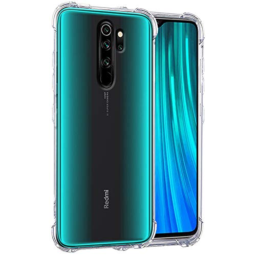 Image of TheGiftKart Crystal Clear Back Cover Case for Xiaomi Redmi Note 8 PRO | Shockproof Soft TPU Case | Cushioned Edges for Ultimate Protection Back Cover Case (TPU, Transparent)