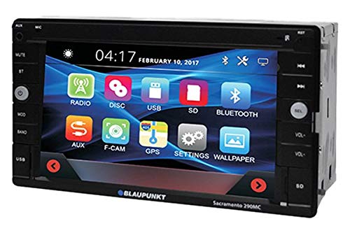 Blaupunkt Sacramento 290Mc 6.1-Inch Touch Screen Multimedia Car Stereo Receiver With Bluetooth And Remote Control #TOP1