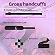 BDSM Bondage-Set für Paare, Restraints BDSM Set mit Handschellen, Augenbandage, Peitsche und Bettgurten - Erotische Spiele für Paare und Erwachsene, BDSM Zubehör für Intime Kinky Erlebnisse