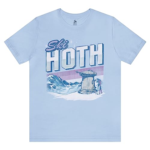 Loxley Ski Hoth Unisex Short Sleeve T-Shirt Baby Blue
