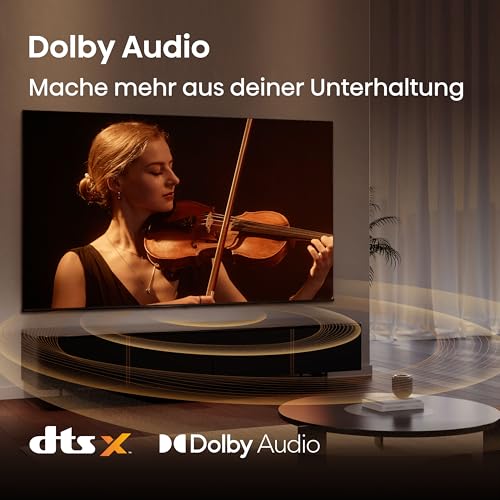Hisense 40E4DS Fernseher 43 Zoll, 4K FHD Smart TV, Hi-View AI Engine, 60Hz Game Mode, Natural Colour Enhancer, Dolby Audio, DTS Virtual: X, Rauschunterdrückung, Airplay [2026] 4