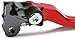 JFG RACING Dirt Bike Foldable Clutch Brake Levers,Clutch Lever Breakaway Levers for CRF450R CRF250R 2004-2006/CR250R CR125R 2004-2007/CRF250X 2004-017/CRF450X 2005-2017 Red