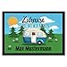 Produktbild Zuhause ist wo wir Parken Campingwagen Fußmatte - personalisiert mit euren Namen - als Deko für Camper die Camping lieben und im Wohnwagen leben persönliches Mitbringsel für Campingplatz Besucher