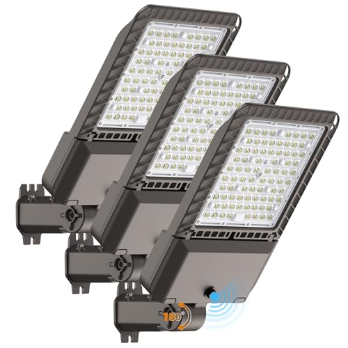 AIKVSXER 240W LED Parking Lot Light 60000LM Outdoor Street Lights 3 Pack