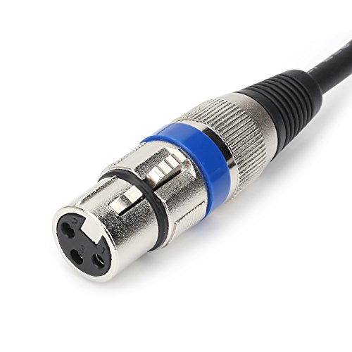 Cable XLR a 3.5mm para micrófono 5 ft miniatura 7