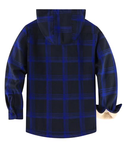 SWISSWELL Mens Sherpa Lined Fleece Shirts Jacket Plaid Flannel Zip Up Hoodies Heavyweight Winter Warm Coat with Pocket2