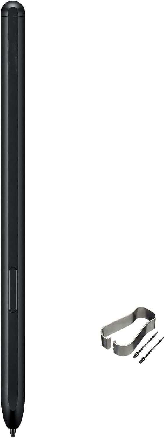 Galaxy Z Fold 4 S Pen Fold Edition for Samsung Galaxy Z Fold 4/ Z Fold 5 S Pen Stylus Compatible for Samsung Galaxy Z Fold 4 5G /Z Fold5+ 2 Free Replacement Tips/Nibs(Phantom Black)