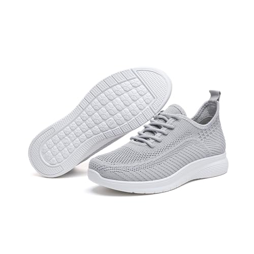 Image of Sneakers for Women Casual Lightweight Standing All Day Tennis Walking Shoes Black Non Slip Work Nursing Shoes