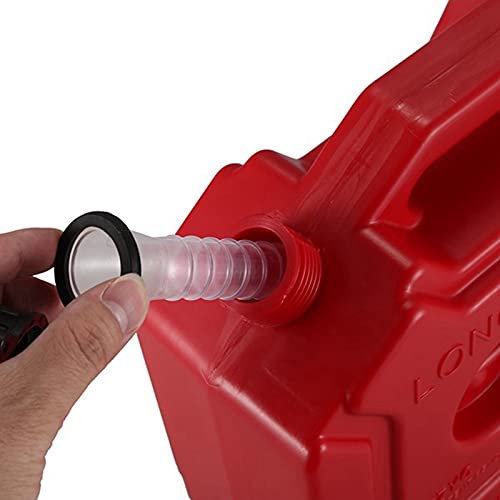 1 Ensemble 5L RéServoirs de Carburant Bidons D'Essence en Plastique Support de Voiture Moto Jerrican Bidon D'Essence Conteneur D' Bidon de Carburant
