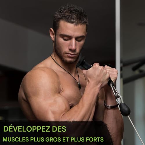 Sujetadores para pulldown posterior en máquina de cable de garaje 7