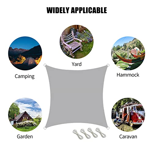 Homesen sombra Resistente aos raios UV Guarda-sol Vela Dossel Jardim Planta Abrigo 13 X 13FT Respirá