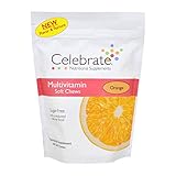 Celebrate Multivitamin Soft Chews Orange 60 Count