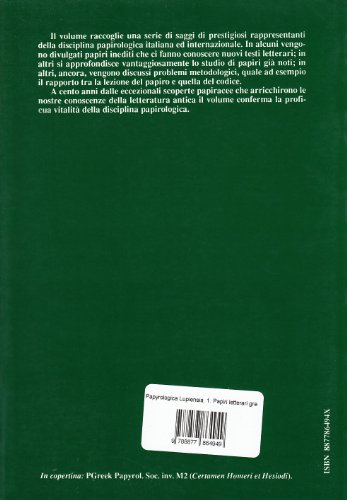 Papiri Letterari Greci E Latini - 2