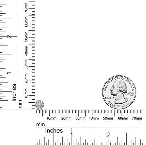 1/3 Carat | 10K White Gold | Igi Certified Lab Grown 7 Stone Floral Diamond Stud Earrings | Round Shape Diamond Prong Setting Friendly Diamonds Earrings | G-H Color, Si1 Clarity #TOP3