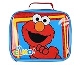 INTIMO Sesame Street It's Elmo HAHA LOL Tossed Face Print Insulated Lunch Box Bag Tote