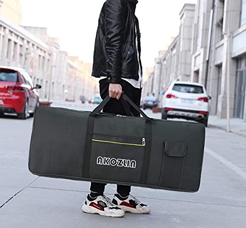 image for AKOZLIN 76 Portable Padded Keyboard Case Bag,Update Version Electric P