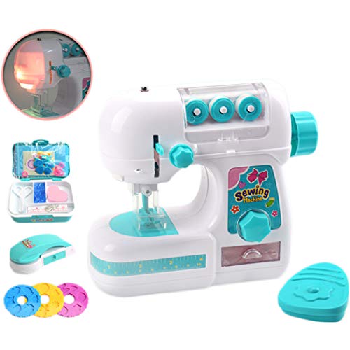 JUSTDOLIFE Mini máquina de Coser eléctrica Crafting Machine Pretend Play Toy para niños