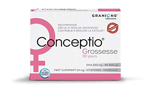 Granions Conceptio Grossesse - 30 Gélules + Capsules = J Vit B9 (Acide Folique), Fer, C, D3, Grp B, Dha, Oligoéléments 2 Et 3E Trimestres De La Laboratoire Des , Unité (Lot 1) Cover