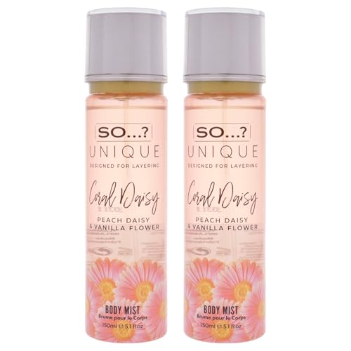 Image of Unique Body Mist - Coral Daisy by So? for Women - 5.1 oz Body Mist - Pack of 2