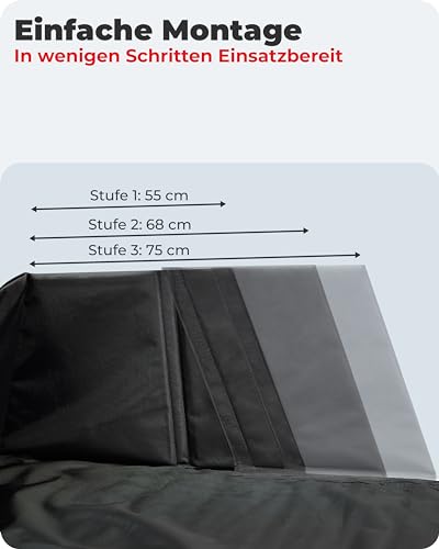 achilles Kofferraumschutz mit Seiten- und Ladekantenschutz, Kofferraumwanne, Auto Kofferraum Schutzmatte für Hunde, Kofferraummatte, universal
