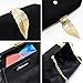 Imagen de Milisente Bolsa de Cadena Mujer Elegante Clutch de Cadena Para Terciopelo con Bolso de Boda de Hebilla