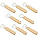 Produktbild 8 Stück Flaschenöffner Holz Haushalt Edelstahl Kopf Flaschenöffner Holzgriff Edelstahl Flaschenöffner Bier Soda Flaschenöffner Tragbare Durable Flaschenöffner Geschenk für Männer und Bierliebhaber