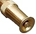 Hose Nozzle ~ Solid Brass ~ Adjustable Spray Patterns ~ Made in USA ~ with Bonus High Pressure Sweeper Nozzle