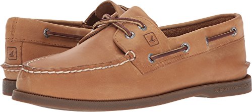 Sperry Men's Authenthic Original 2-Eye Boat Shoes, Sahara, 9.5 US