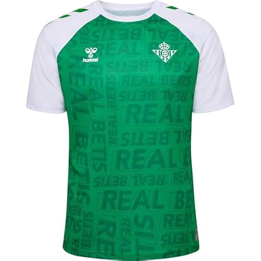 hummel Real Betis 23/24 Pre Match Short Sleeve T-Shirt L | Ya disponible en tu tienda friki favorita! En mundofriki.es!