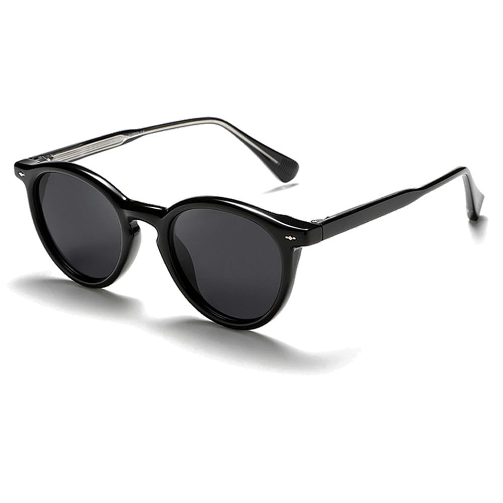 Retro okrągłe okulary przeciwsłoneczne z polaryzacją męskie okulary przeciwsłoneczne damskie okulary do jazdy na zewnątrz wędkarstwo UV400