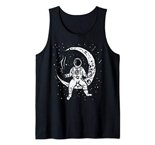 Cinco De Mayo Galaxy Astronaut Taco Joint Weed Stoner Funny Tank Top