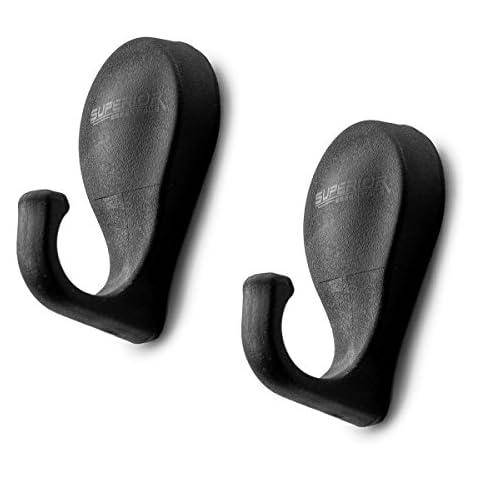 SUPERIOR ESSENTIALS Magnetic Hooks Heavy-Duty 35 lbs - Cruise Ship Essentials for Hanging - Strong Neodymium Magnet Hooks for Cruise Cabins, Refrigerator, Kitchen, Office, and Classroom (Set of 2) Cover