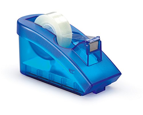 Preisvergleich Produktbild Durable 1709054540 Tischabroller für Klebefilm Trend, transluzent blau