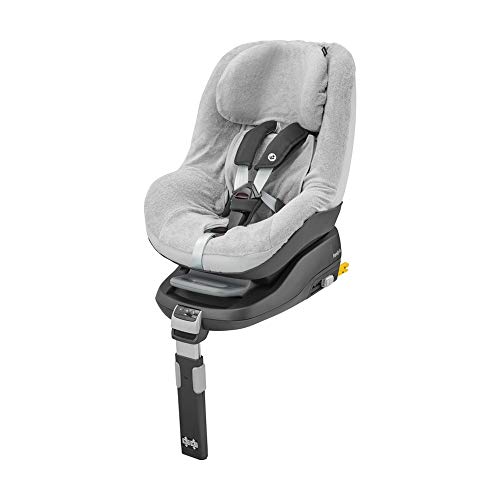 Maxi-Cosi Funda de verano, adecuada para todos los asientos para niños de Maxi-Cosi Funda de asiento de coche Pearl Family para cálidos días de verano, gris fresco