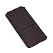 Dockem Minima Wallet Sleeve for iPhone 11 Pro Max, iPhone Xs Max, iPhone 8 Plus, iPhone 7 Plus - Ultra Slim Synthetic/Vegan Leather Wallet Sleeve with Card Slot (Dark Brown)