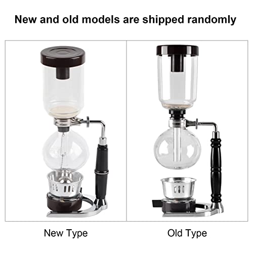 Cafetera de Sifón Portátil de Acero y Vidrio 14.3 pulg miniatura 6