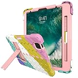 【Kompatibilitet】Designad endast för Apple iPad Mini 6, iPad Mini 2021 släppte 6:e generationen 8,3 tum (modell: A2567 A2568 A2569). Kontrollera modellen på baksidan innan du köper. 【Stötsäker robust design】 Detta fodral för iPad 9:e generationen barn...